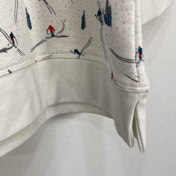 Lands' End Sweatshirt Ski print Winter 1X - Picture 6 of 9